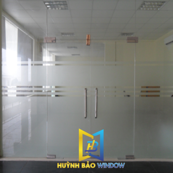 Kính Cường Lực Cửa 2 Cánh Mẫu 04