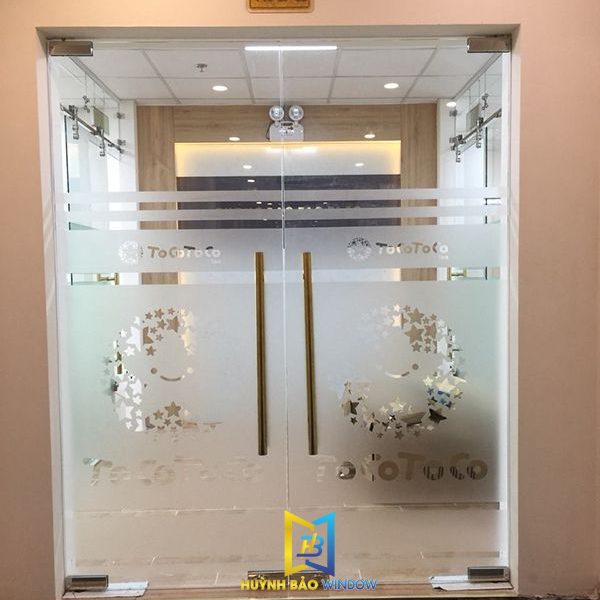 Kính Cường Lực Cửa 2 Cánh Mẫu 02